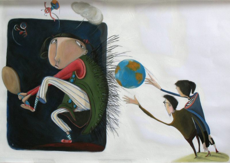 Porcupine kids (client: Horim Veyeladim - Parent & Children mag.) Picture