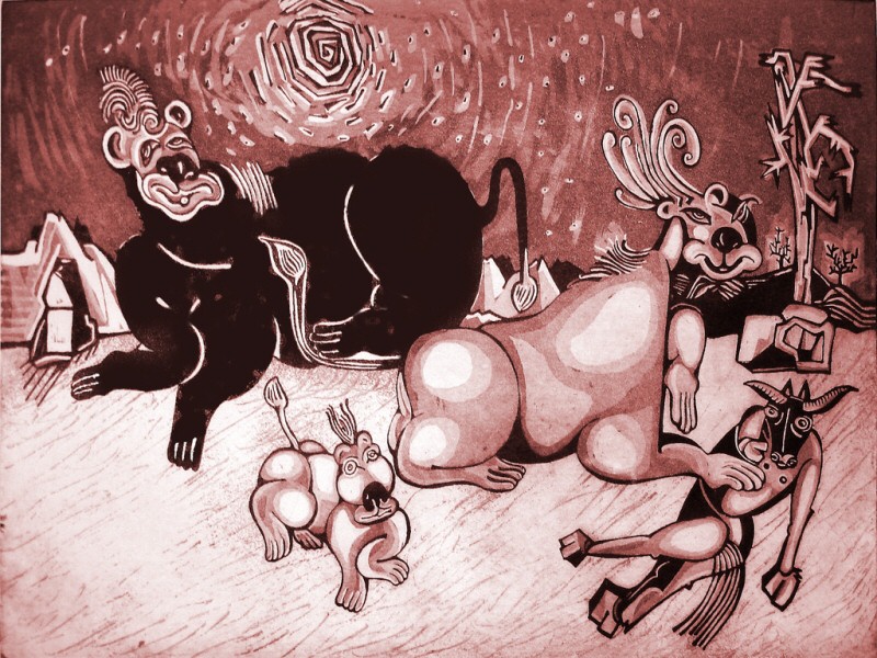 Family lions Picture